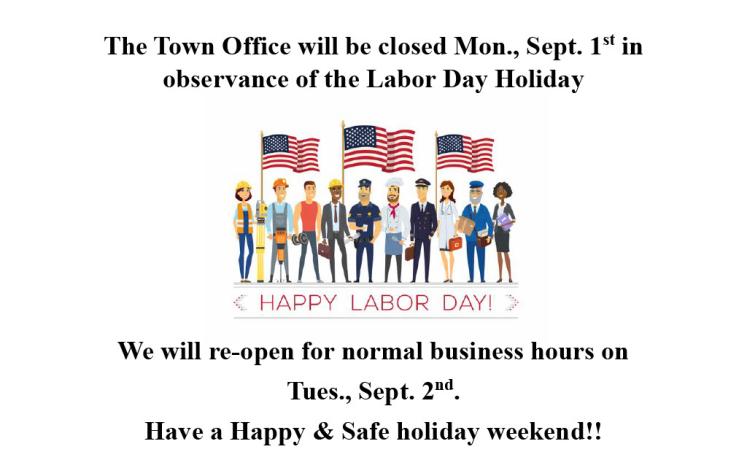 Closed for Labor Day
