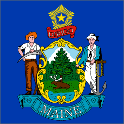 STATE FLAG OF MAINE