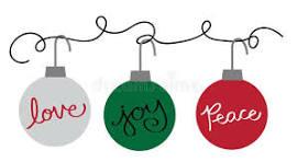 Love, Joy, Peace Ornaments