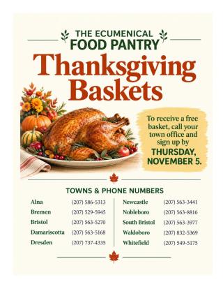 Free Thanksgiving Baskets 