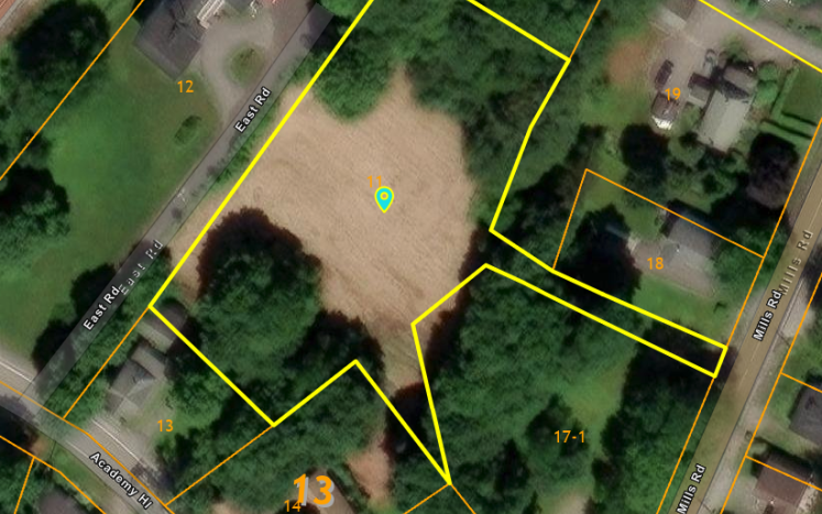 visual of Map 013 Lot 011